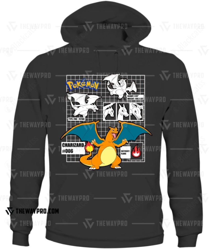PKM Charizard #006 Custom Graphic Apparel