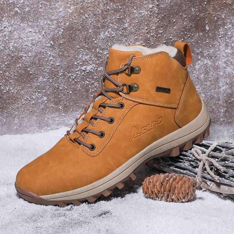 Men's Winter Waterproof Ankle Boot - Rugged & Comfortable