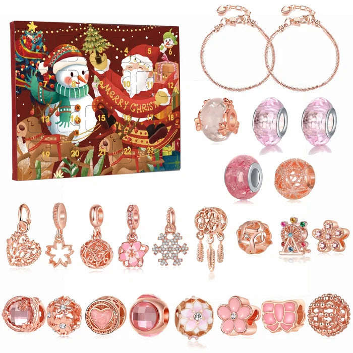 DIY Christmas Advent Calendar Bracelet Kit