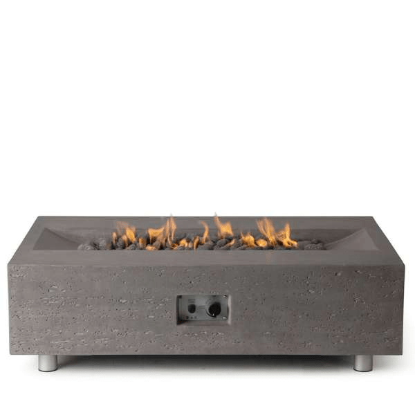 PyroMania Fire Millenia Rectangle Fire Pit - Outdoor Heating Solution
