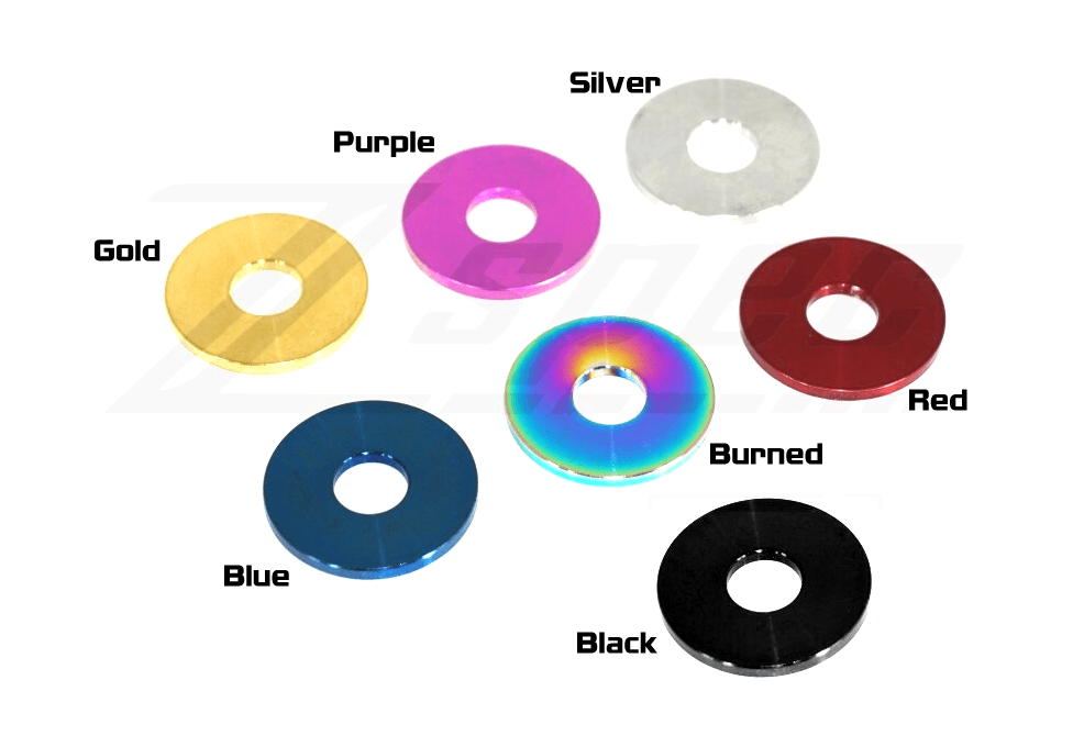 ZSPEC M5 Metric Fender-Flat Washers, Titanium Grade-5, Per Each
