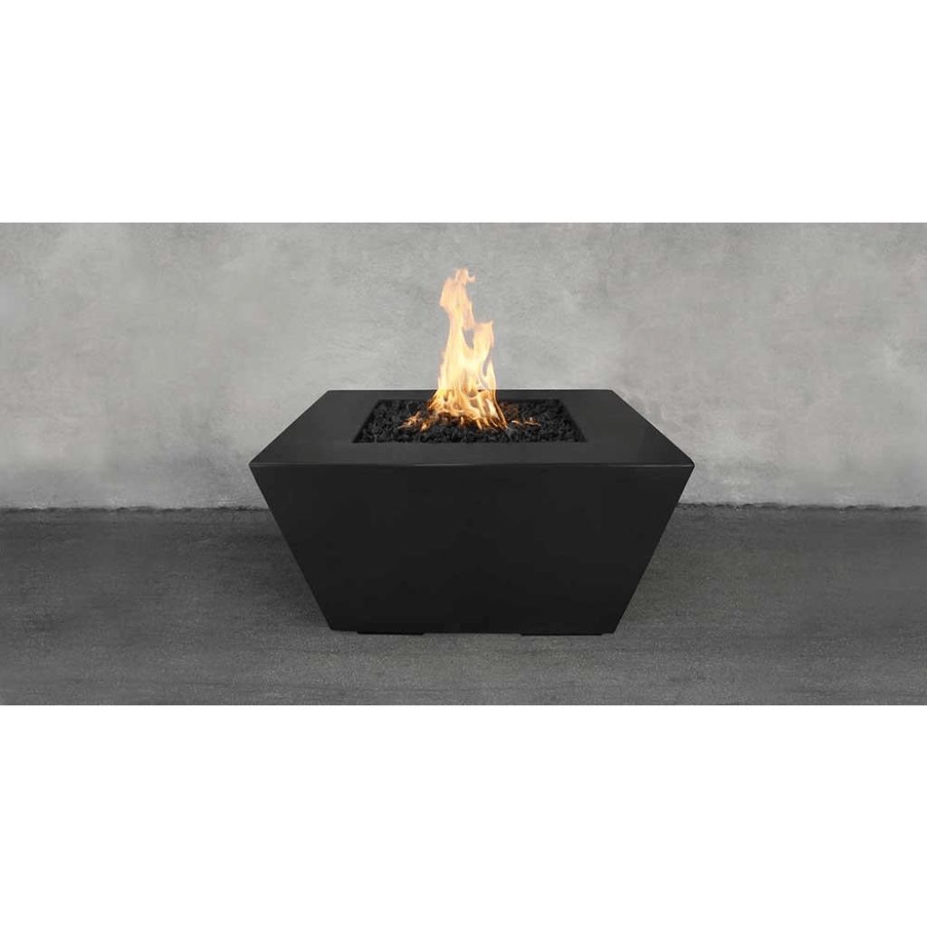 Outdoor Plus Redan GFRC Concrete Square Natural Gas Fire Pit 50