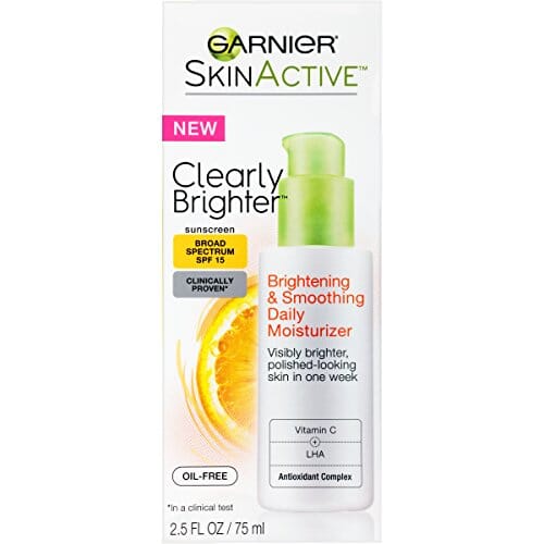 Garnier SkinCare Active SPF 15 Face Moisturizer with Vitamin C, 2.5 fl. oz., Clearly Brighter