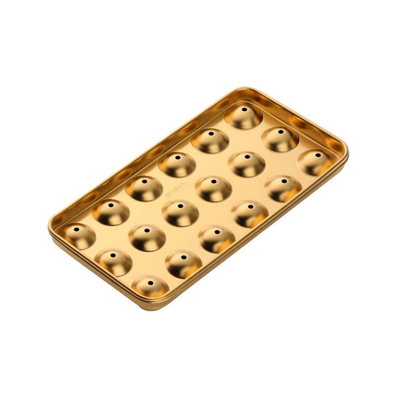 Stainless Steel Round Shape Ice Cube Tray & Ice Ball Maker Mold