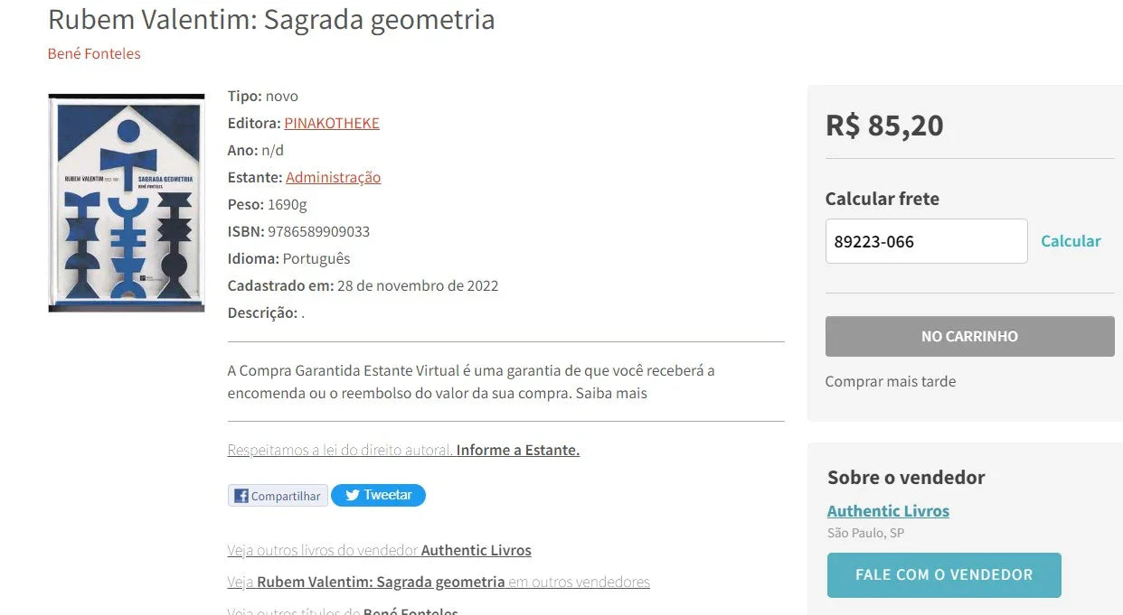 Rubem Valentim Books and Calendário dos Orixás 2023 Collection