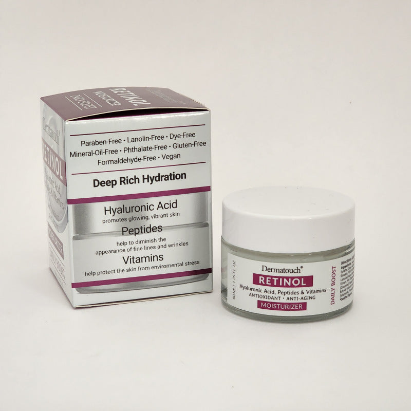 Dermatouch Retinol Hyaluronic Acid Anti-Aging Moisturizer with Peptides & Vitamins