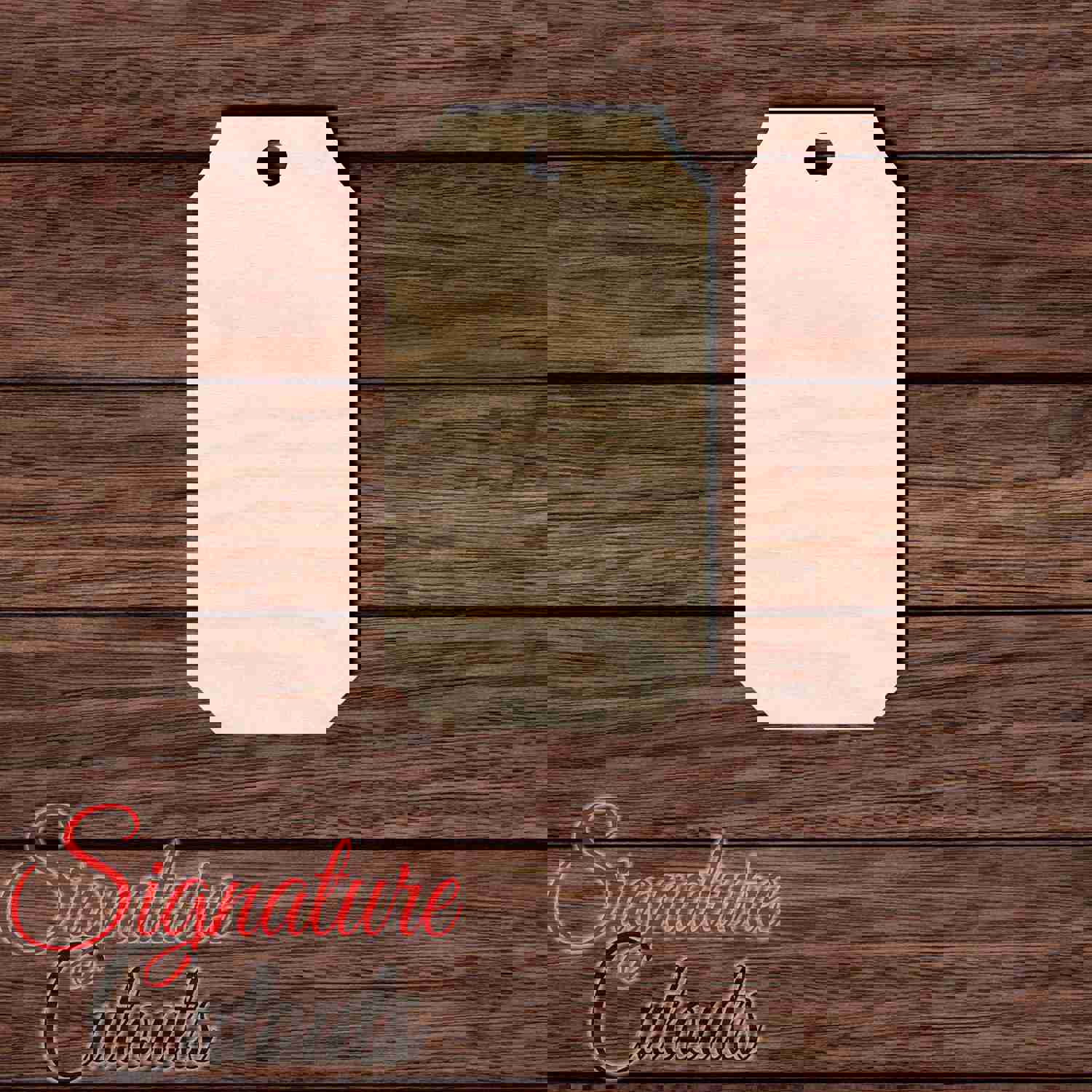 Wooden Gift Tag 004 Shape Cutout for DIY Crafting
