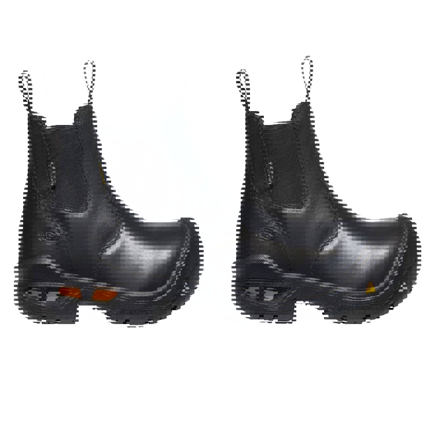 Keen Utility Juneau Romeo Waterproof Carbon Toe Work Boot for Men - Black/Black