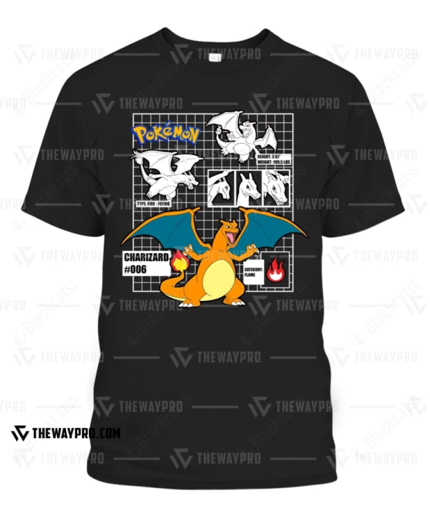 PKM Charizard #006 Custom Graphic Apparel