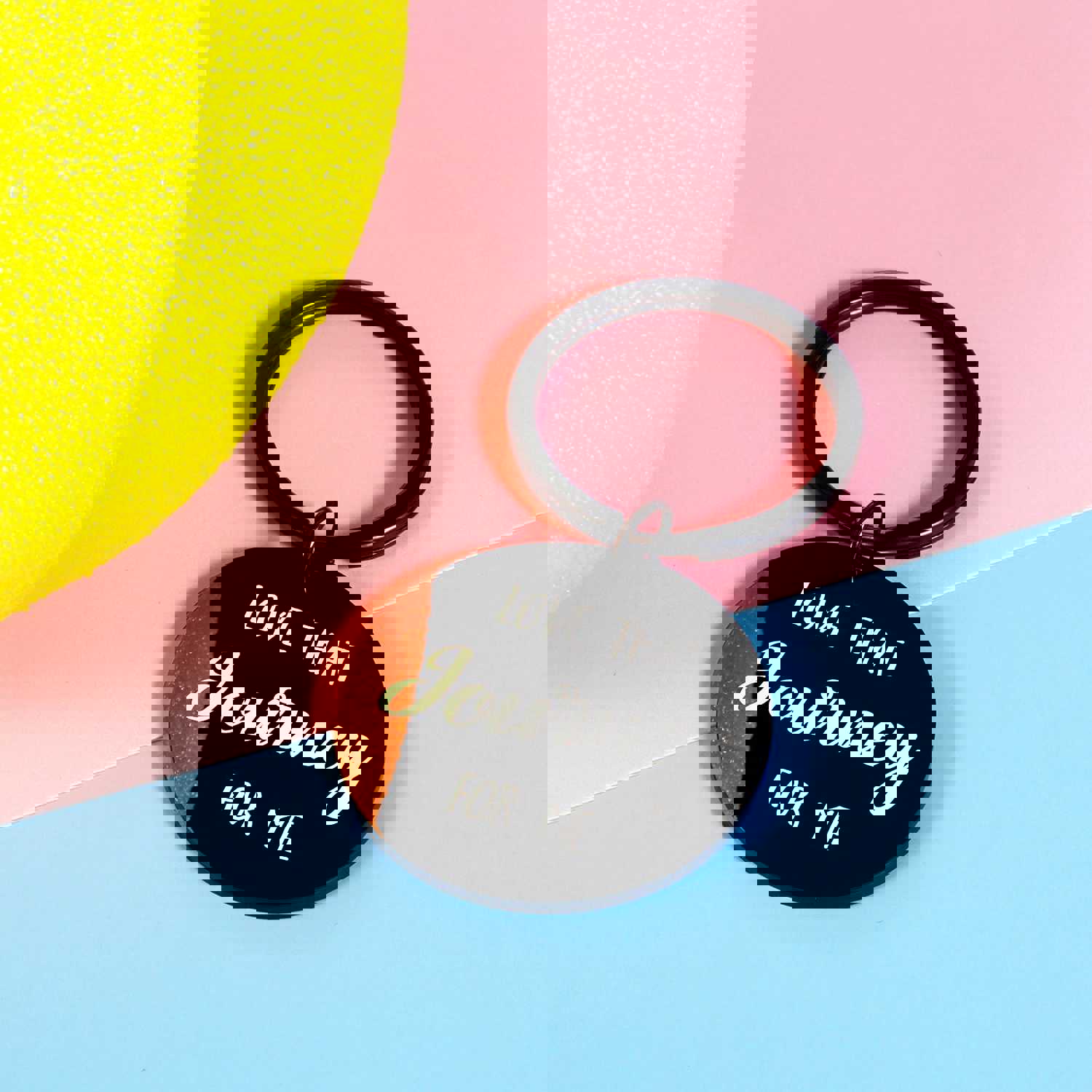 Best Friend Couple Gifts Keychain for Birthday, Valentines Day, Christmas, and Friendship