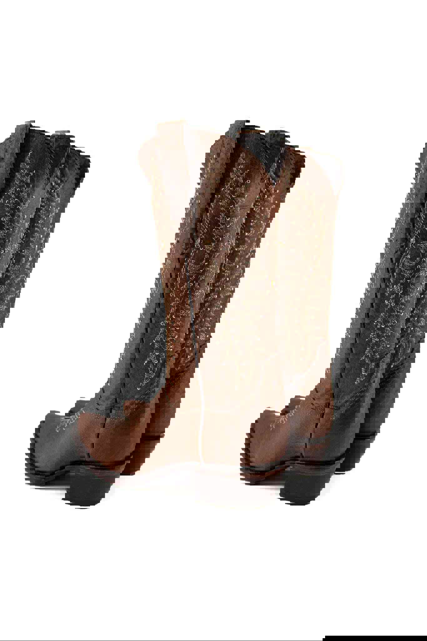 Paulina Snip Toe Cowgirl Boot - Genuine Leather, Made in Mexico