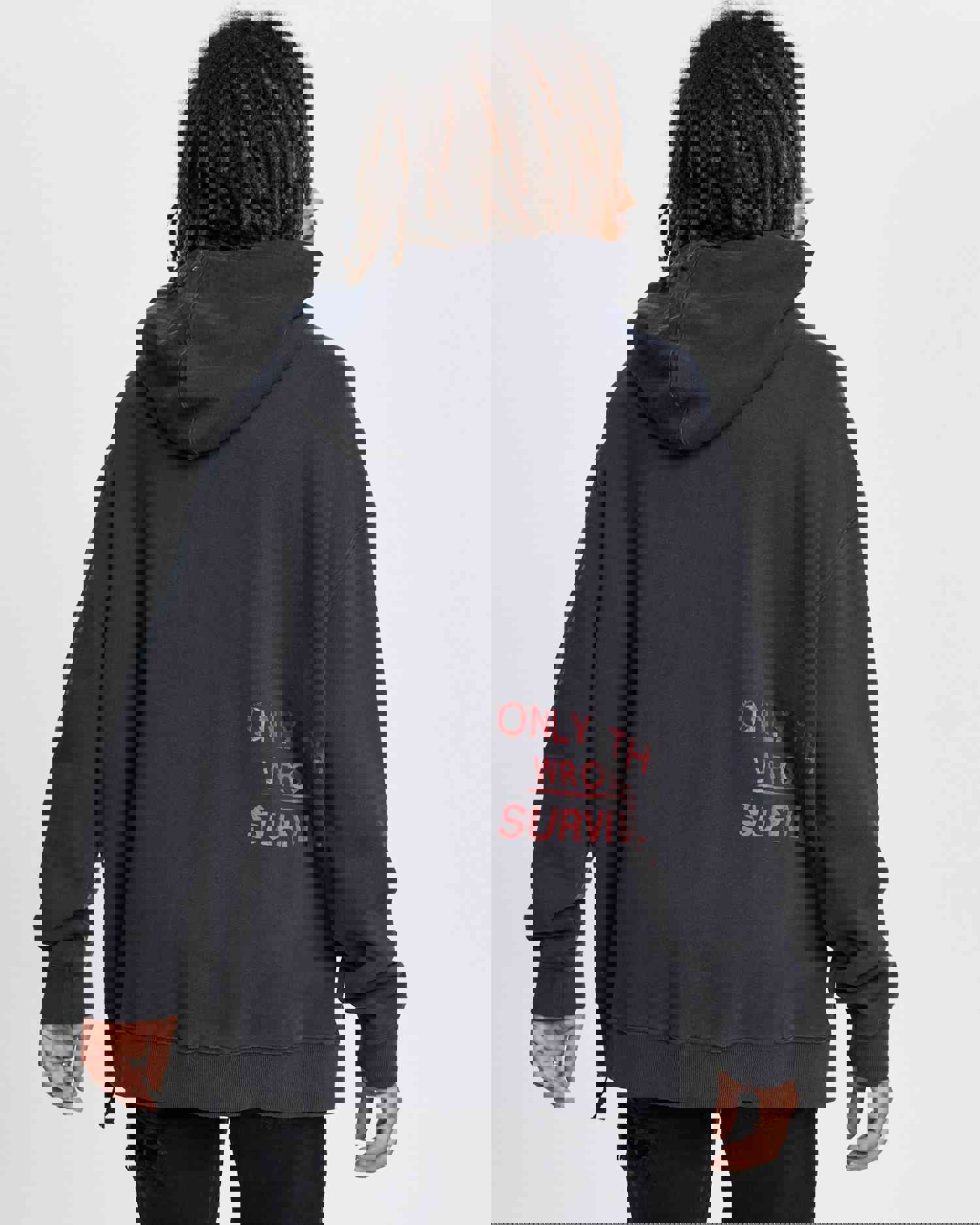 KSUBI SURVIVE BIGGIE HOODIE - Oversized Men's Hoodie with Unique Details
