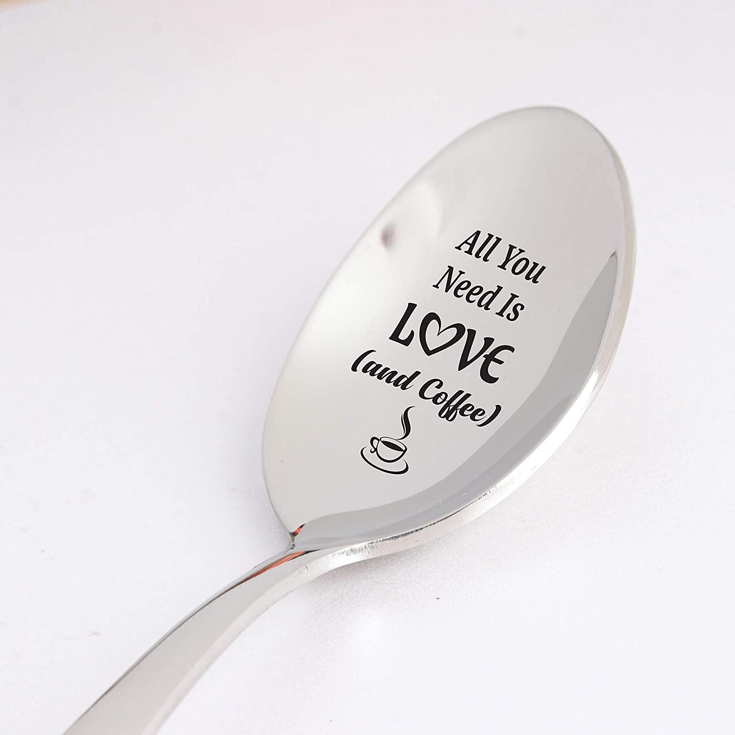 Valentines Day Gift for Coffee Lovers - All You Need is Love | Gift for Wedding Anniversary | Christmas Gift