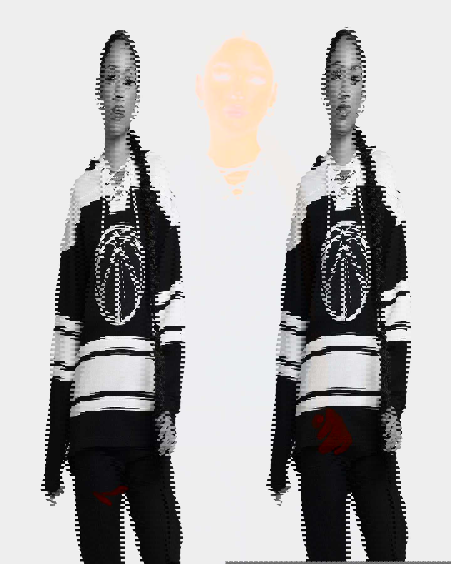 47 Brand Washington Wizards Superior Lacer Hoodie Jet Black