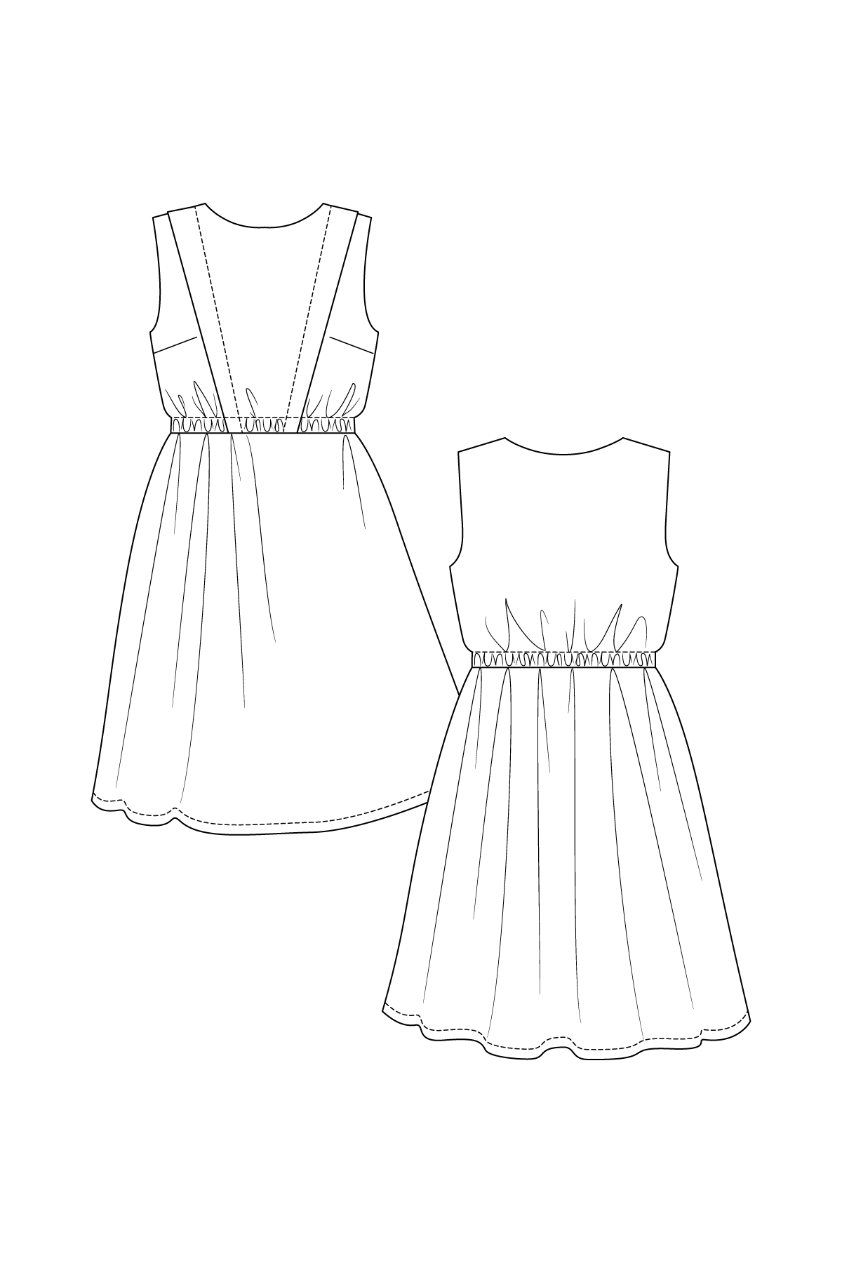Named Clothing Leini Dress Digital PDF Pattern