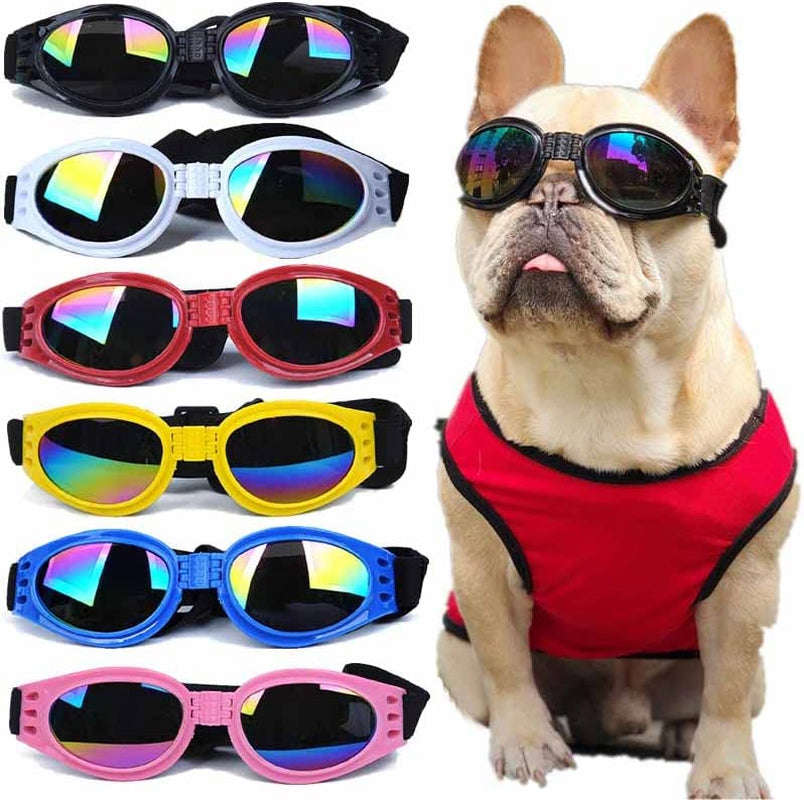 Foldable UV Protection Pet Glasses for Dogs and Cats - Fashion Sunglasses and Goggles