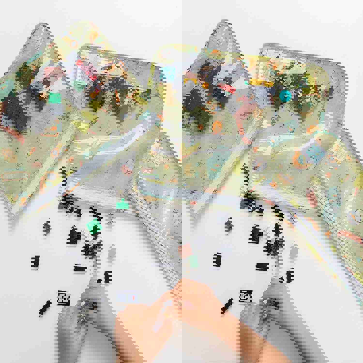 Clear Travel Bag 3-Pack: Camp Gear