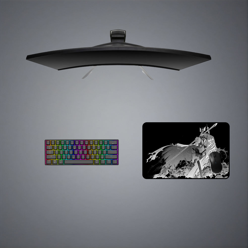 Samurai Battlefield Design Gaming Mouse Pad - M-XXL Size for Enhanced Gaming Accuracy