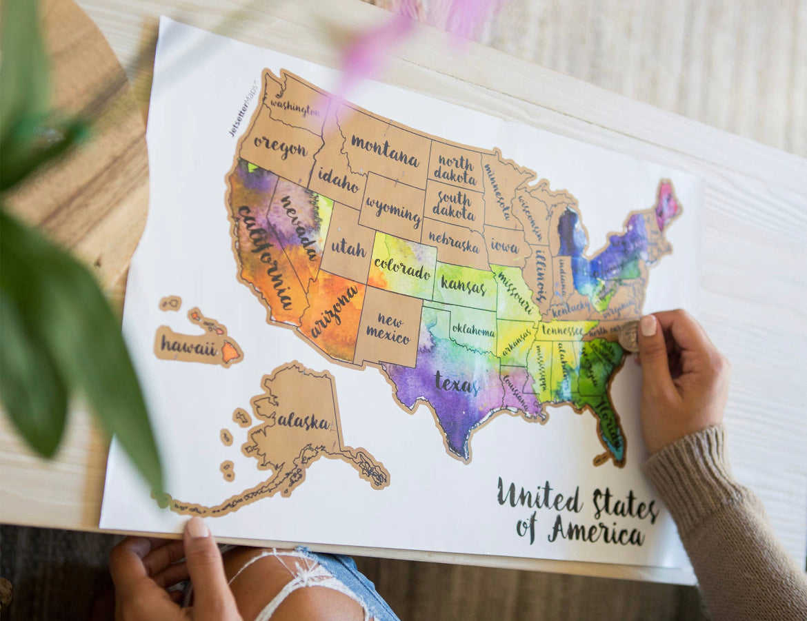 Scratch Your Travels USA Map