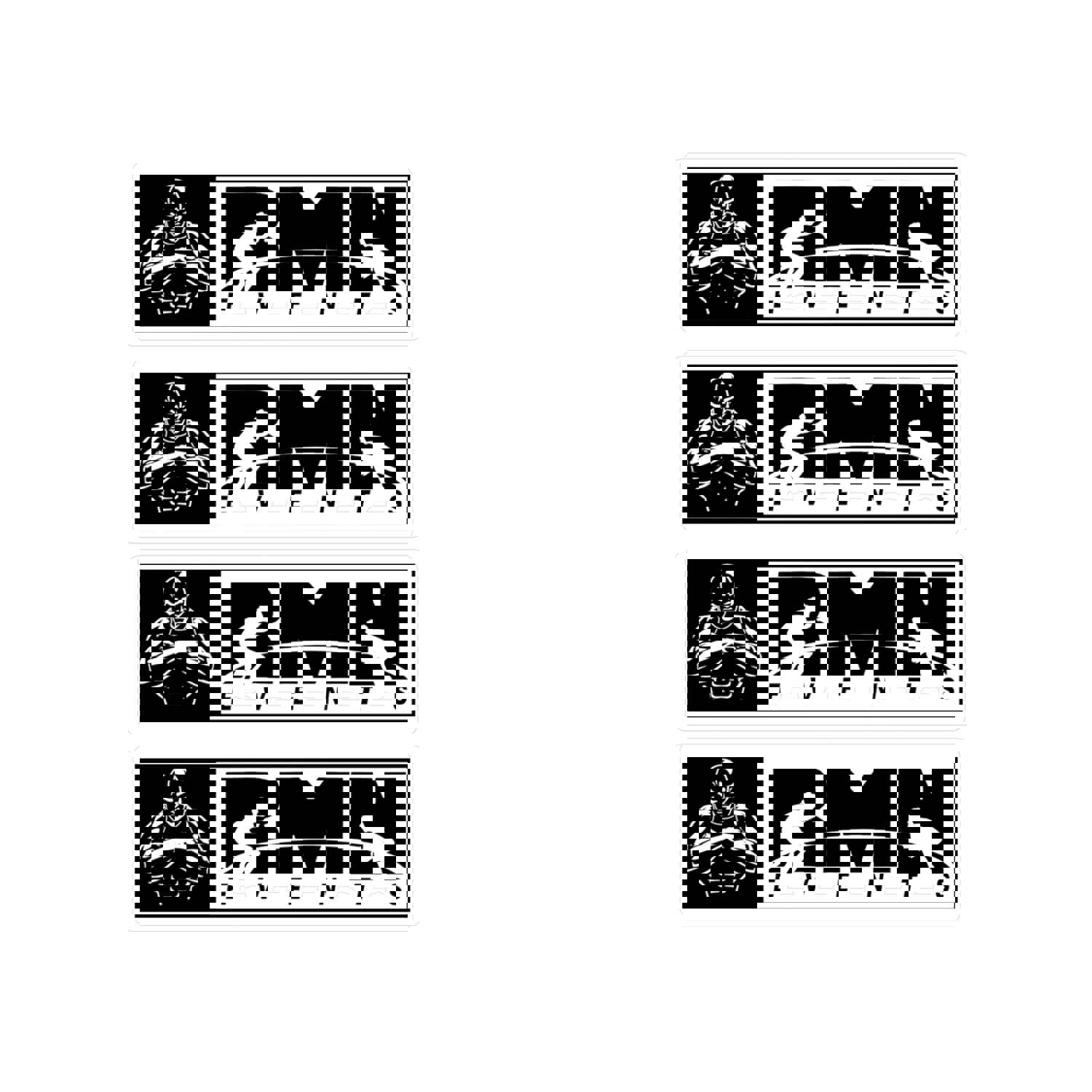 RMN Events Kiss-Cut Vinyl Decals - High Quality, Waterproof & UV-Resistant