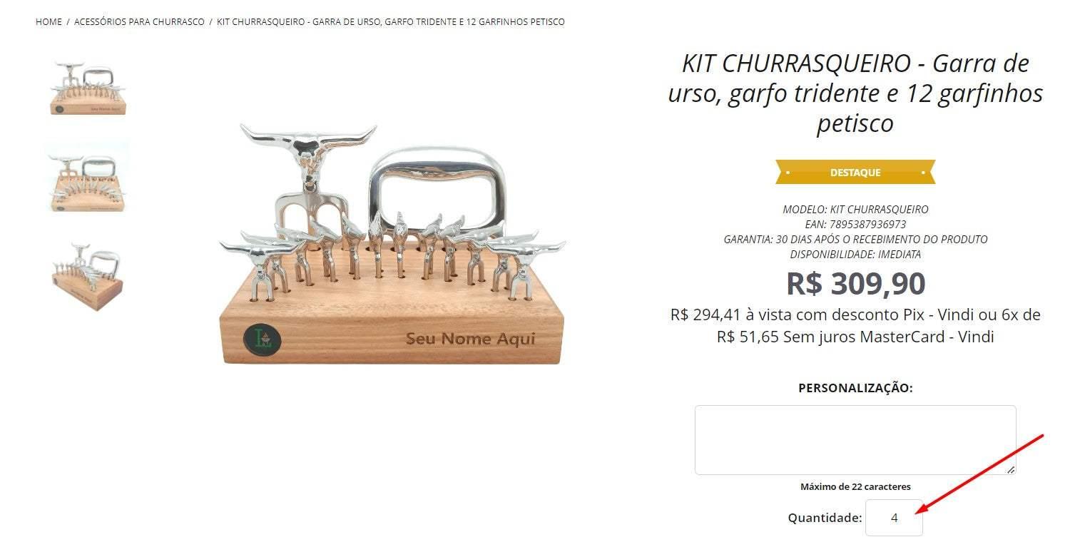 Brazilian Barbecue Kit - 7 Kits / 15 Units (DDP)