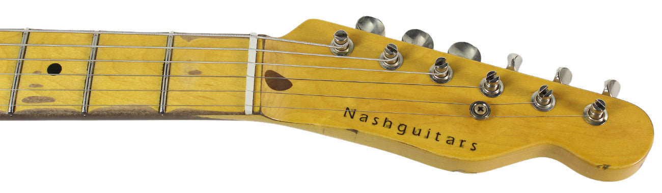 Nash T-2HB Guitar, Butterscotch Blonde, Lollartrons, Medium Aging