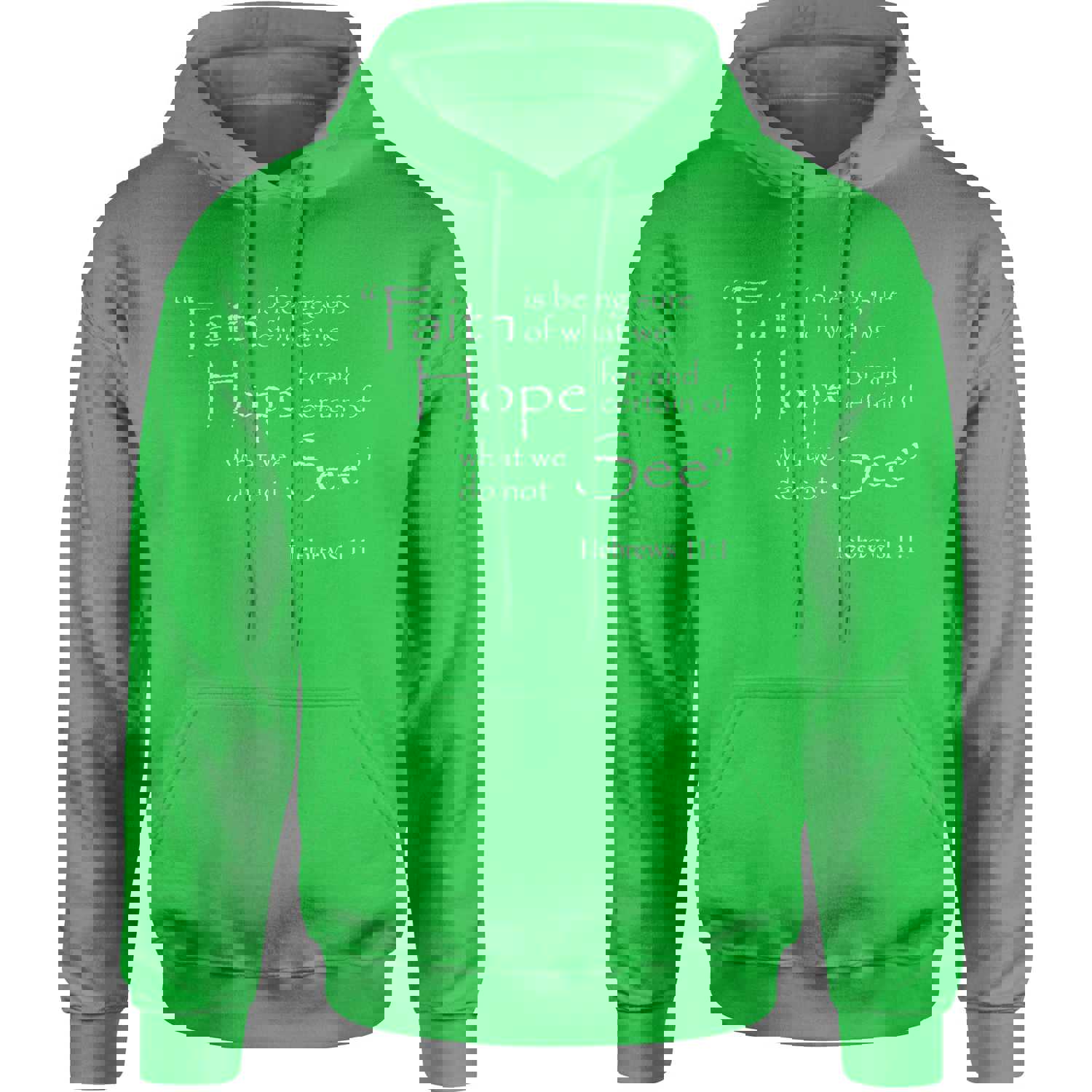 Faith Hope Hebrews 11:1 Bible Verse Hoodie