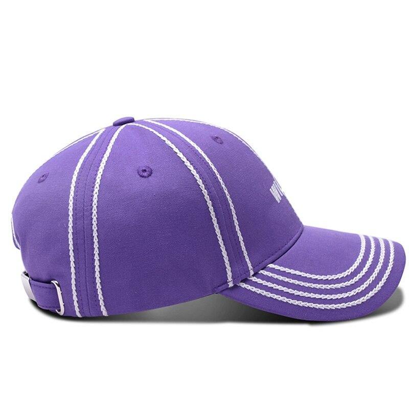 19Spring and Autumn New Letter Embroidery Baseball Cap for Men and Women - Korean Fashion Outdoor Trendy Hat