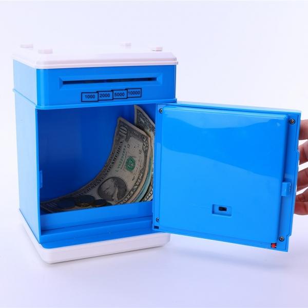 Mini ATM Electronic Password Piggy Bank for Kids - Pink