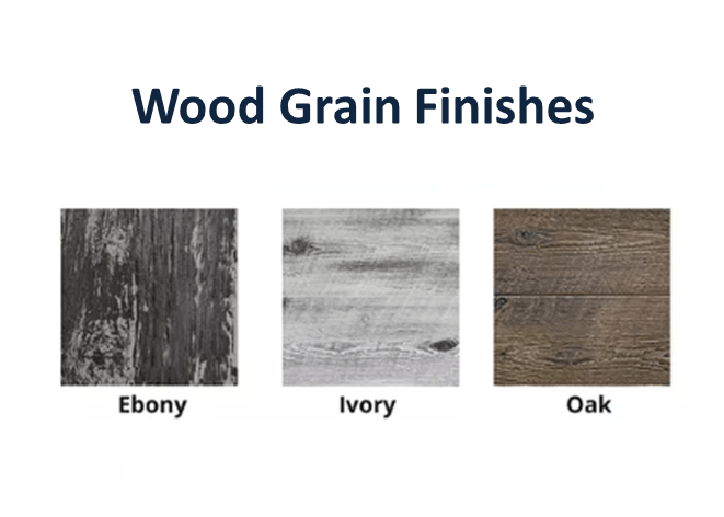 The Outdoor Plus Catalina Wood Grain Fire Pit with Free Cover