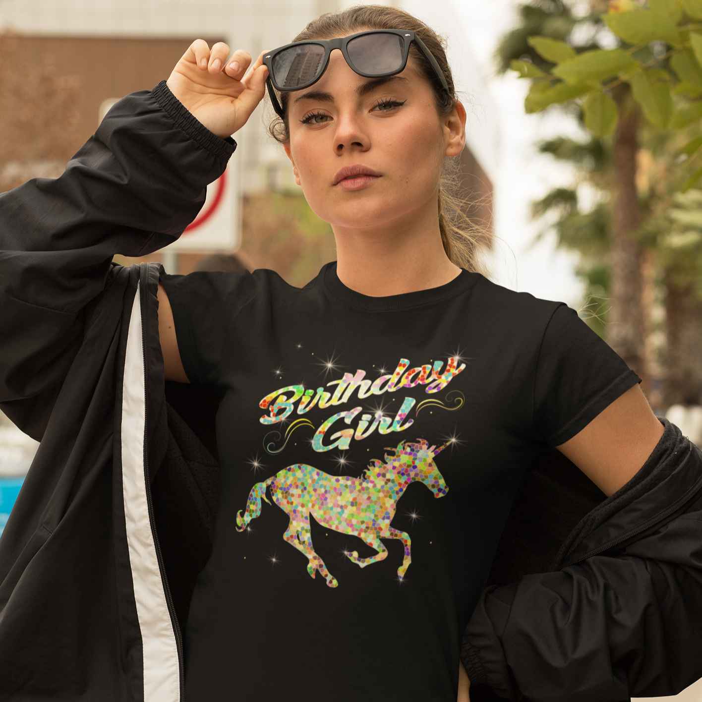 Sexy Unicorn Birthday Girl Shirt for Women - Unicorn Gifts & Birthday Outfit