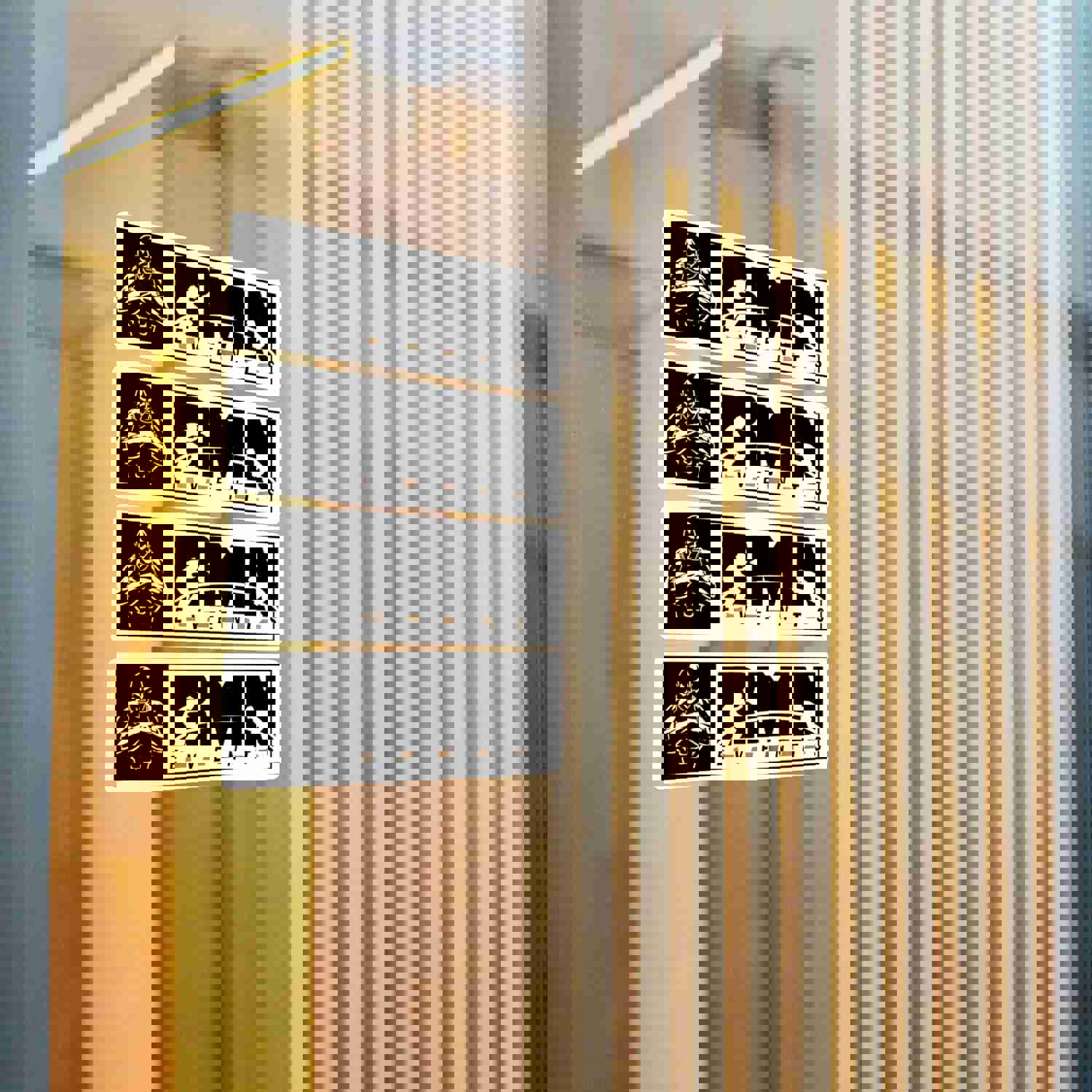 RMN Events Kiss-Cut Vinyl Decals - High Quality, Waterproof & UV-Resistant