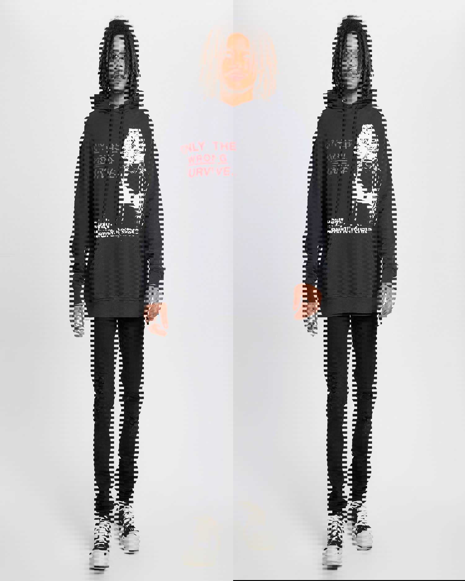 KSUBI SURVIVE BIGGIE HOODIE - Oversized Men's Hoodie with Unique Details