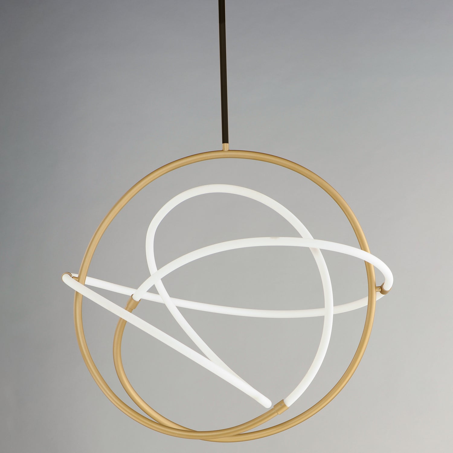 ET2 E25096-01BKGLD Mobius LED Pendant in Black and Gold