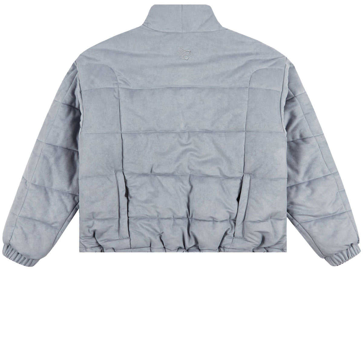 Bronze 56k Faux Suede Puffer Jacket - Grey