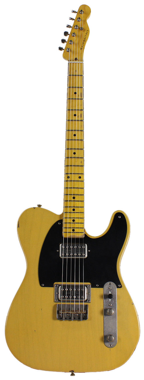 Nash T-2HB Guitar, Butterscotch Blonde, Lollartrons, Medium Aging