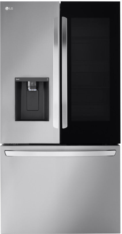 LG LRFOC2606S 36 Inch Counter-Depth MAX™ Smart French Door Refrigerator with WiFi and Dual Ice Makers