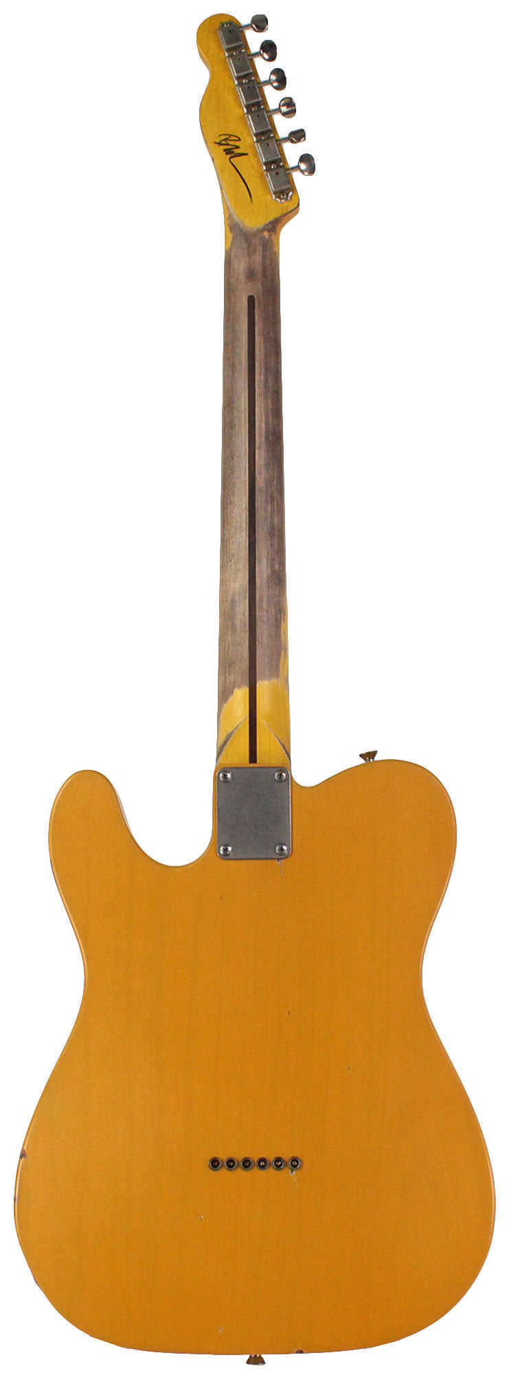 Nash T-2HB Guitar with P90 Pickups, Butterscotch Blonde Finish, Light Aging