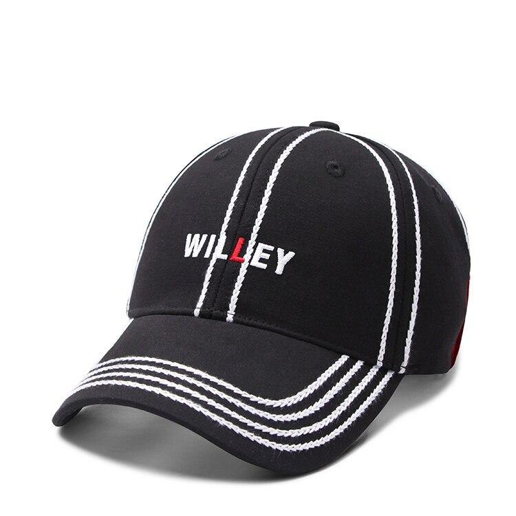 19Spring and Autumn New Letter Embroidery Baseball Cap for Men and Women - Korean Fashion Outdoor Trendy Hat