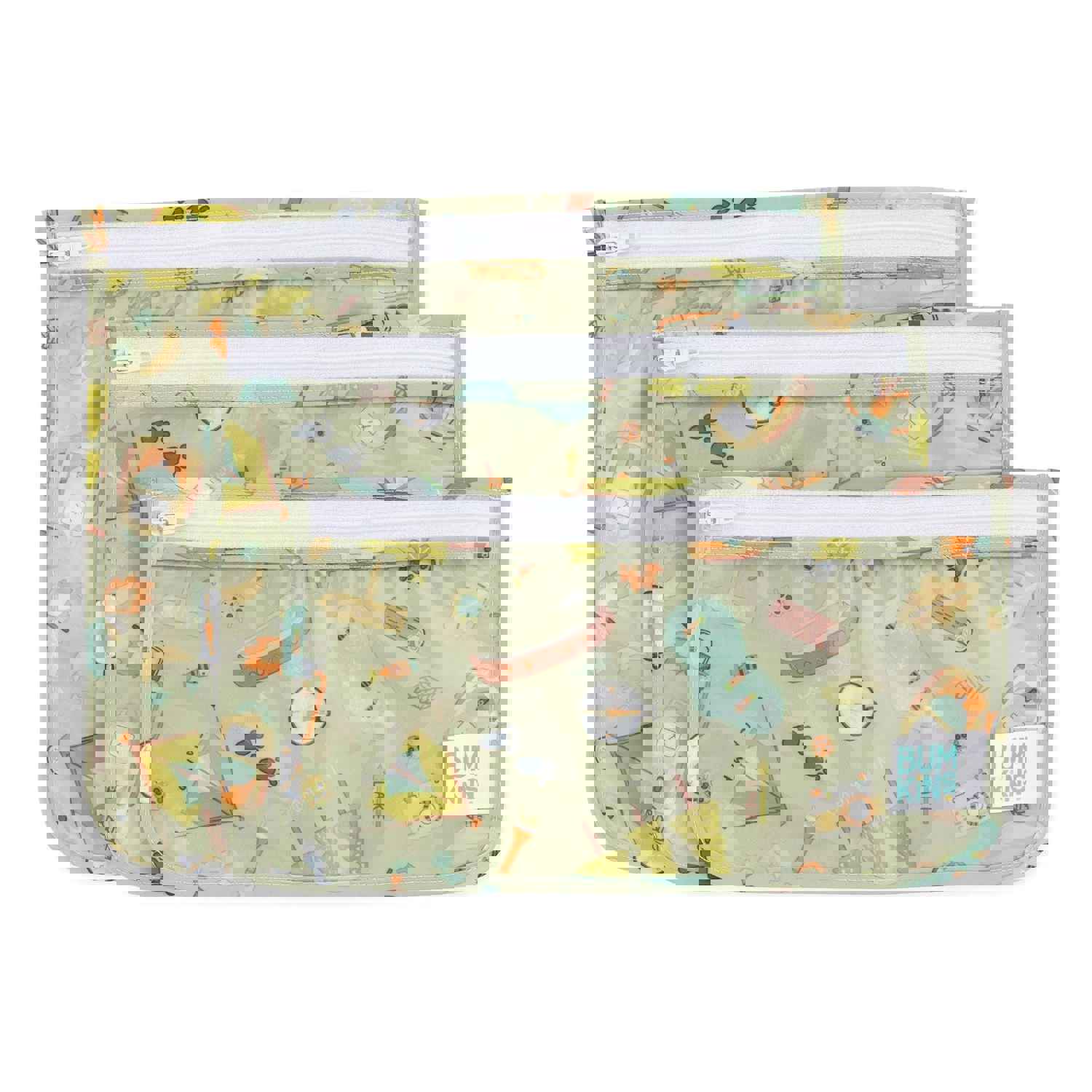 Clear Travel Bag 3-Pack: Camp Gear