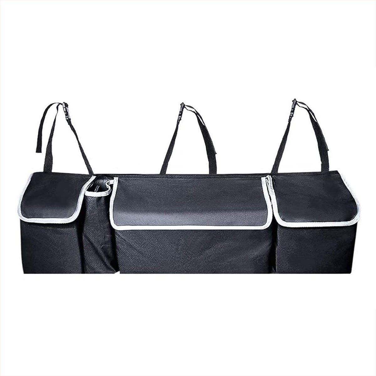 4 Section Hanging Car SUV Seat Trunk Storage Organizer for Auto and Truck Cargo