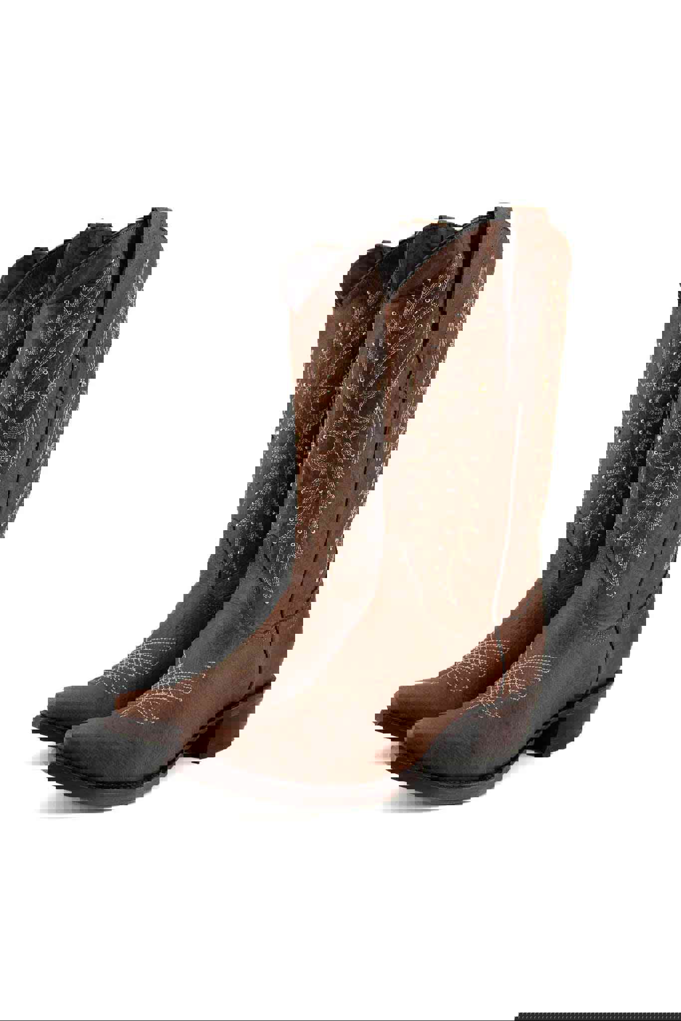 Paulina Snip Toe Cowgirl Boot - Genuine Leather, Made in Mexico