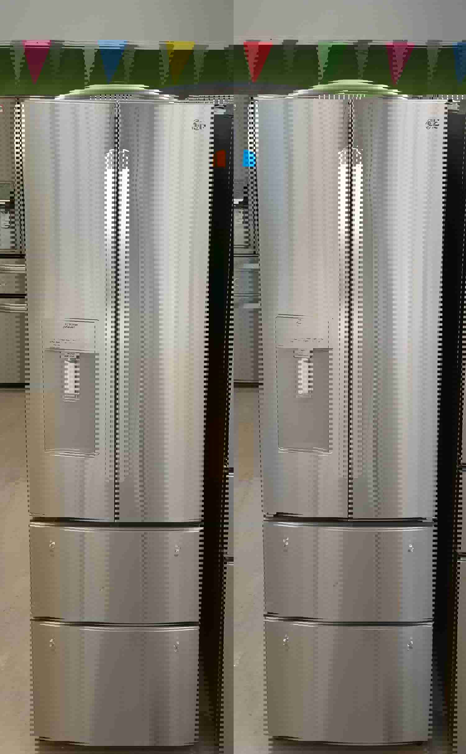 LG 29 cu. ft. 4-Door French Door Refrigerator with External Water Dispenser, Door Cooling and Ice Maker in Stainless Steel