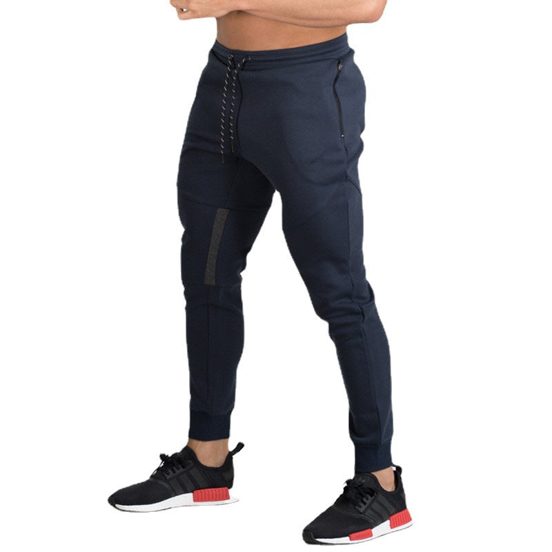 Men's Casual Sports Fitness Pants - Slim Fit & Breathable Cotton