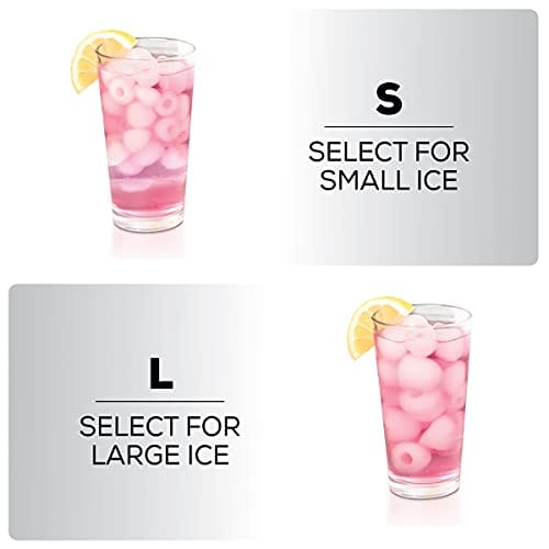 Igloo ICEB26RR Automatic Portable Electric Countertop Ice Maker Machine, 26 Pounds in 24 Hours, 9 Ice Cubes in 7 Minutes