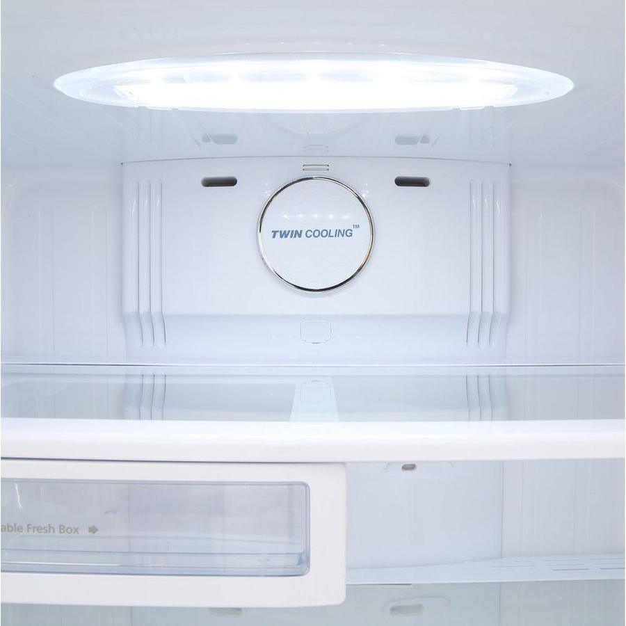 Samsung 17.5-cu ft Counter-depth French Door Refrigerator with Ice Maker (Stainless Steel)