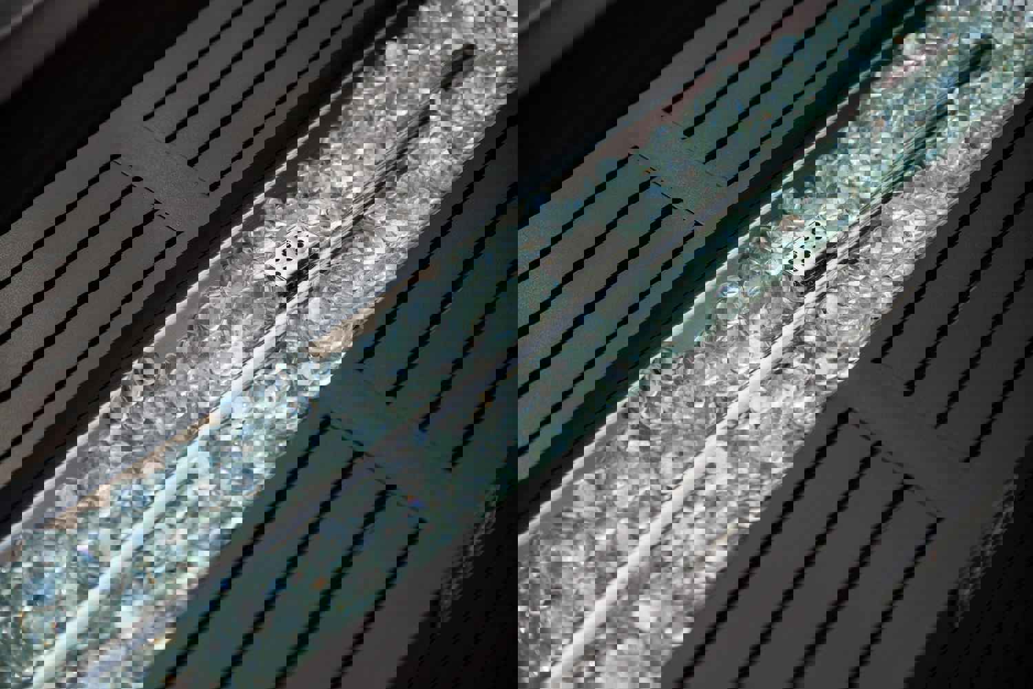 57in Outdoor Propane Gas Fire Pit Table 50000BTU with Lid, Glass Beads, ETL Certification