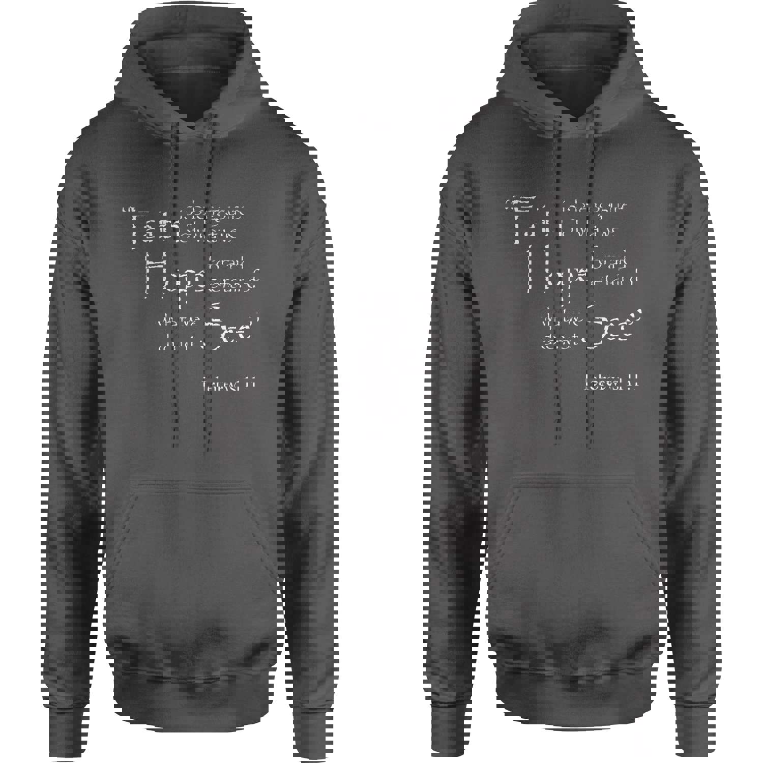 Faith Hope Hebrews 11:1 Bible Verse Hoodie