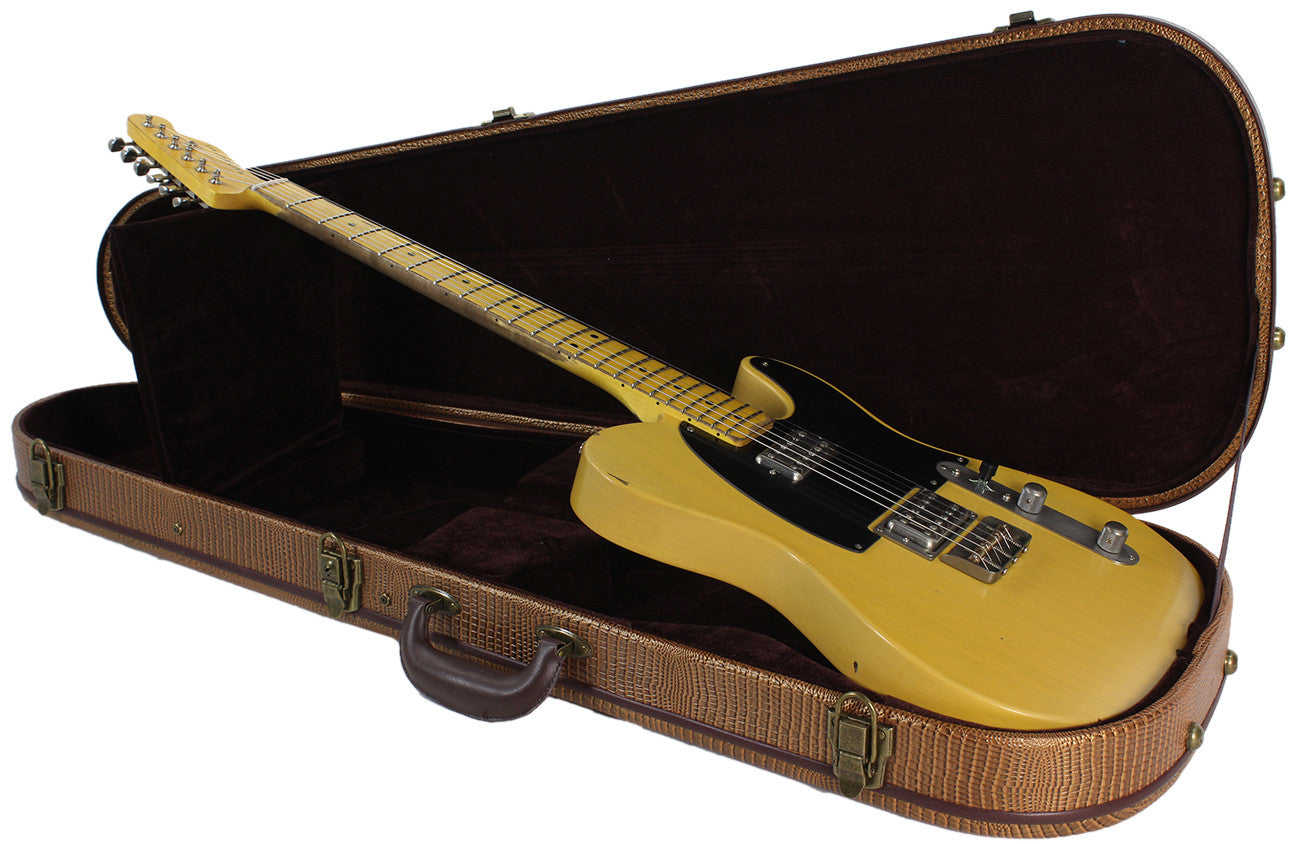 Nash T-2HB Guitar, Butterscotch Blonde, Lollartrons, Medium Aging