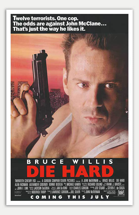 Die Hard - 11 x 17 Movie Poster (1988 Reprint)